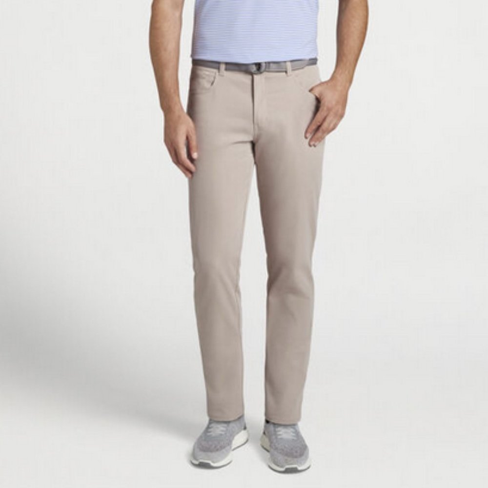 Peter Millar Crown Sport eb66 Performance Five Pocket Pant sz 36 Waist SHORT